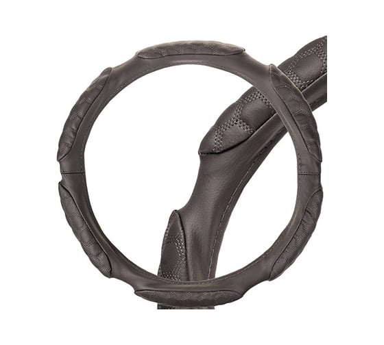 Изображение товара Оплетка SKYWAY Sponge turtle 6 подушечек, L, серая, экокожа S01102238