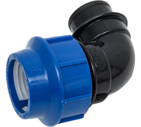 Изображение товара Компрессионный отвод для ПЭ труб LAMMIN вр 40x1" Lm34007040025