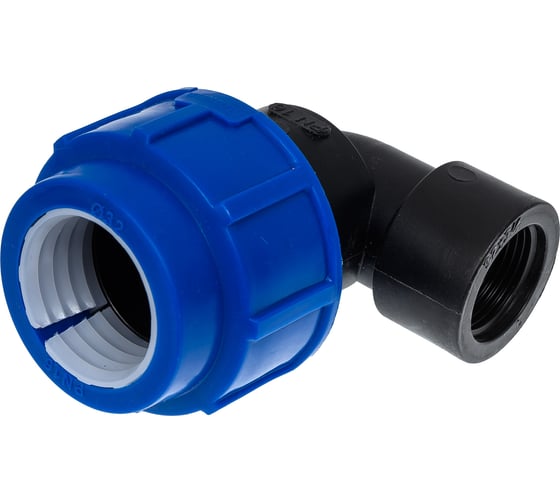 Изображение товара Компрессионный отвод для ПЭ труб LAMMIN вр 32x3/4" Lm34007032020