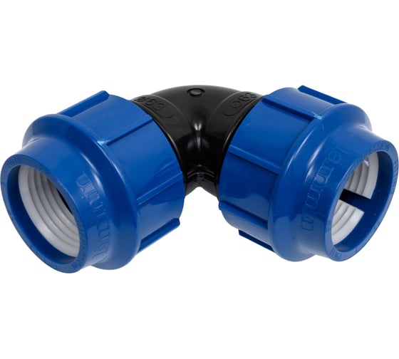 Изображение товара Компрессионный отвод для ПЭ труб LAMMIN 63 Lm34009063063