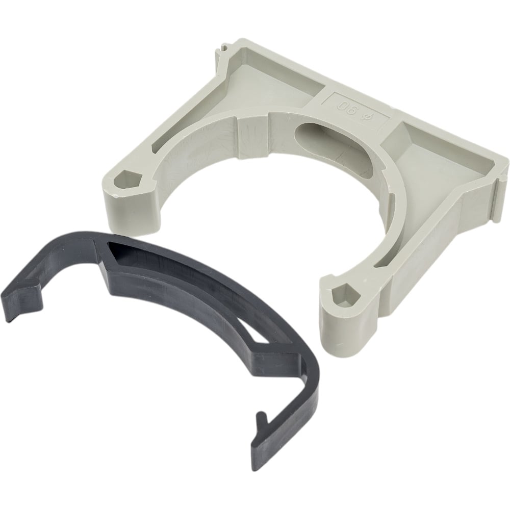 Изображение товара Зажим с лентой FV-Plast D90 серый, полипропилен, 90 мм с замком