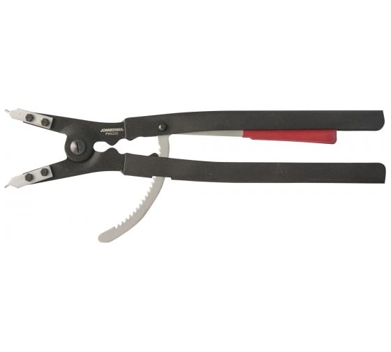 Изображение товара Щипцы для стопорных колец Jonnesway с фиксатором 20, разжим, с отверстиями 4,5-5,5 мм., 49249 P9920C