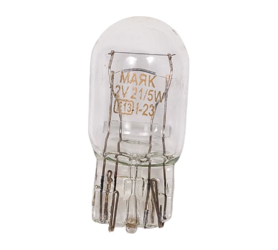 Изображение товара Автомобильная лампа МАЯК 4660007275779/4606735522648/4606735522211 W21/5W, 12V, 21/5W, W3x16q, стоп, на иномарки 61215бц