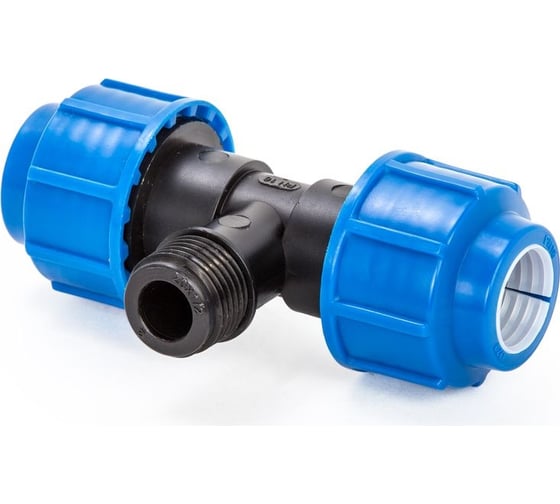 Изображение товара Тройник компрес. для пэ труб нр LAMMIN 63x1 1/4" Lm34113633263