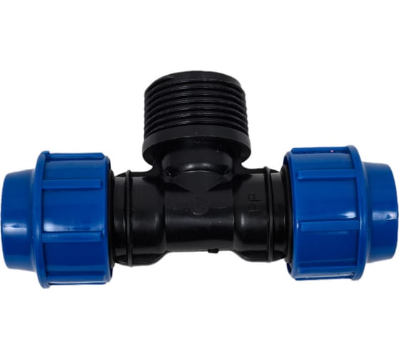 Изображение товара Тройник компрес. для пэ труб нр LAMMIN 20x1" Lm34113202520