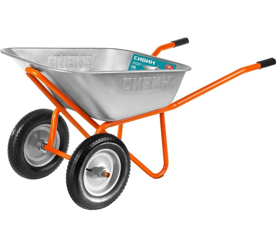 Изображение товара Строительная двухколесная тачка СИБИН СТ-22 200 кг 39905_z01