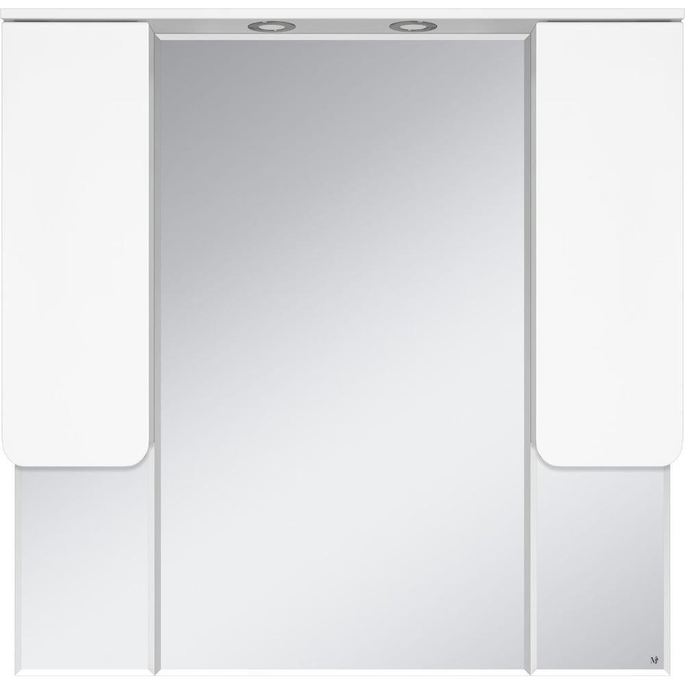 Изображение товара Зеркальный шкаф Misty чегет 105 с подсветкой белая эмаль современный дизайн