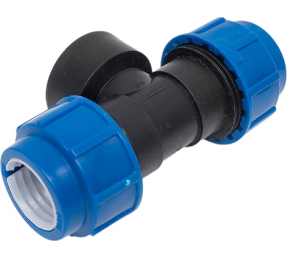 Изображение товара Тройник компрессионный для полиэтиленовых труб LAMMIN внутренняя резьба 32x1 1/4" 80/8 Lm34012324032