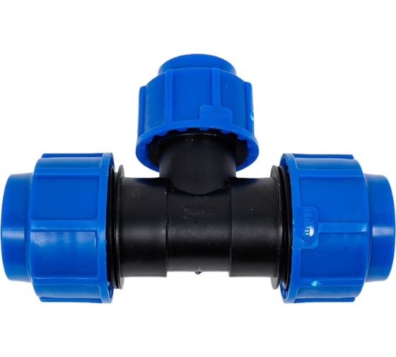 Изображение товара Тройник компрессионный для полиэтиленовых труб LAMMIN 25x20x25 120/15 Lm34011252025