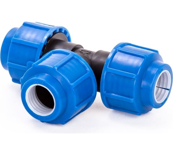 Изображение товара Тройник компрес. для пэ труб LAMMIN 75 Lm34114757575