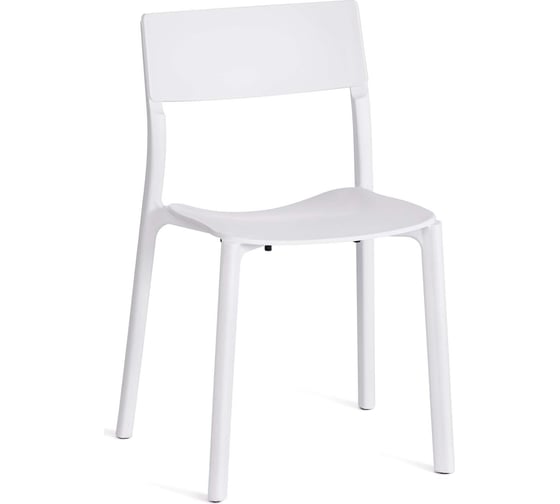 Изображение товара Стул Tetchair Lento (mod. 43) 1 шт. в упаковке, пластик, 43x49x77 см, white (белый) 1 20275