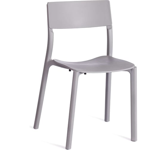 Изображение товара Стул Tetchair Lento (mod. 43) 1 шт. в упаковке, пластик, 43x49x77 см, grey (cерый) 09 20274