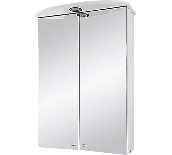 Изображение товара Зеркальный шкаф Misty мимоза - 50 (свет) Э-Мим04050-01Сп