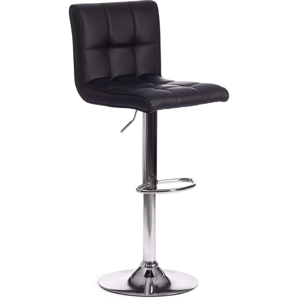 Изображение товара Барный стул Tetchair Barber (mod. ky711d) металл/экокожа, 43x50x92-103 см, черный/хром 19150