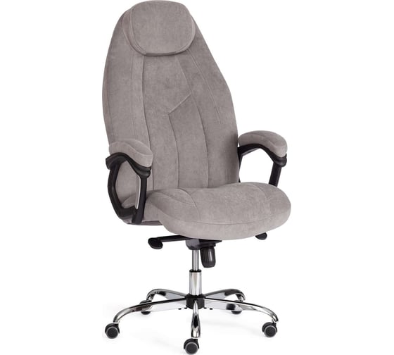 Изображение товара Кресло Tetchair Boss lux флок, серый, 29 19272