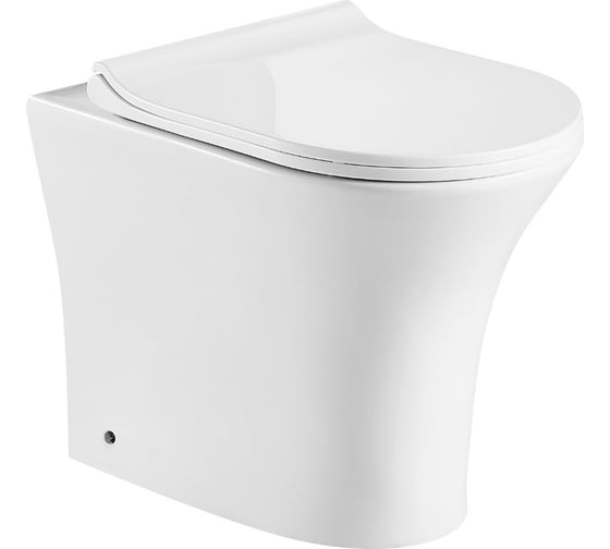 Изображение товара Приставной унитаз Cerutti SPA Bernina F безободковый, сиденье с микролифтом 7842