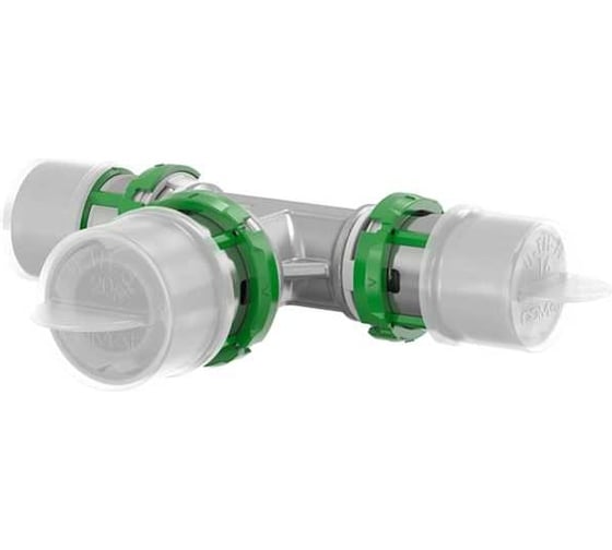 Изображение товара Редукционный тройник COMAP 26-26-16, пресс латунь 7130RW262616