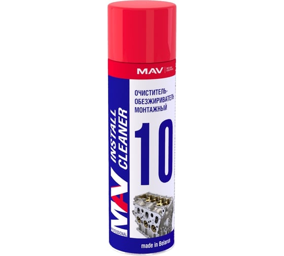 Изображение товара Очиститель-обезжириватель MAV монтажный install cleaner аэрозоль 650 мл 322864