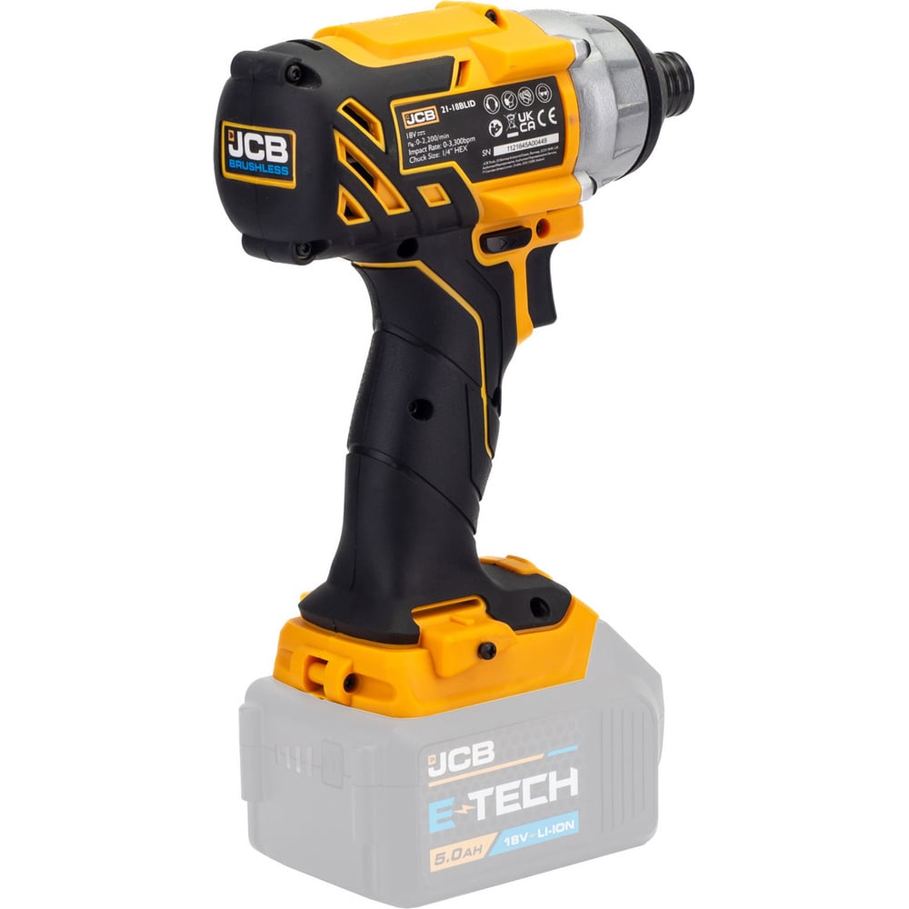 Изображение товара Аккумуляторный шуруповерт JCB 18V, 180Nm, бесщеточный, полупрофессиональный