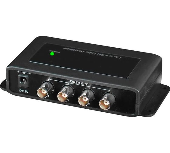 Изображение товара Усилитель-разветвитель видеосигнала HDCVI/HDTVI/AHD (1вх./4вых.) SC&T CD104HD sct0876