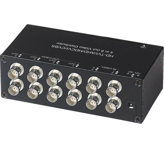 Изображение товара Распределитель видеосигнала SC&T CD408HD HDCVI/HDTVI/AHD/CVBS. sct1108