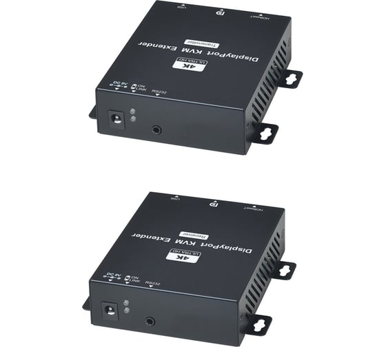 Изображение товара Комплект (передатчик + приёмник) для передачи SC&T DP02U DisplayPort + USB + RS232 sct1146