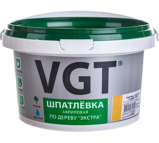 Изображение товара Шпаклевка по дереву Экстра Сосна 1 кг VGT 3195
