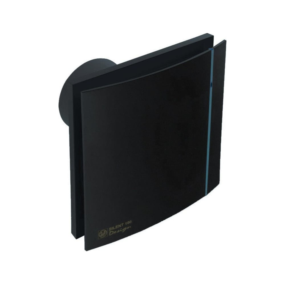 Изображение товара Вентилятор Soler&Palau Silent-100 crz матовый черный дизайн эффективный тихий