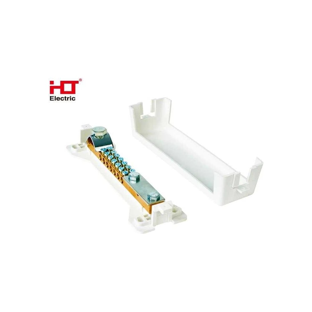 Изображение товара Универсальная распределительная шина HLT ШнУР 1 160 А 7 групп корпус металл монтажная панель