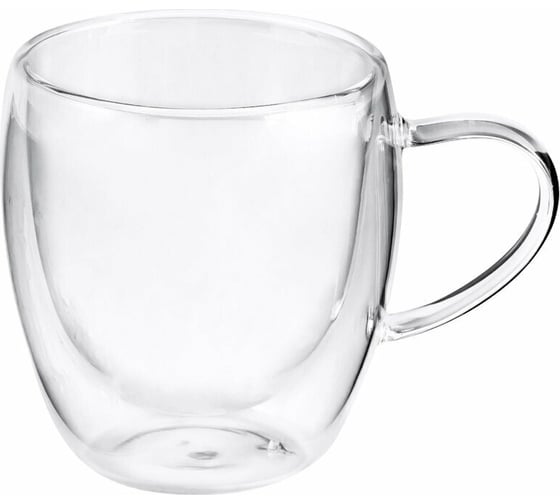 Изображение товара Термокружка appetite стекло, 240мл, двойные стенки studio DG240H