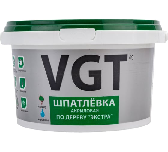 Изображение товара Шпаклевка по дереву Экстра Береза 1 кг VGT 11593637