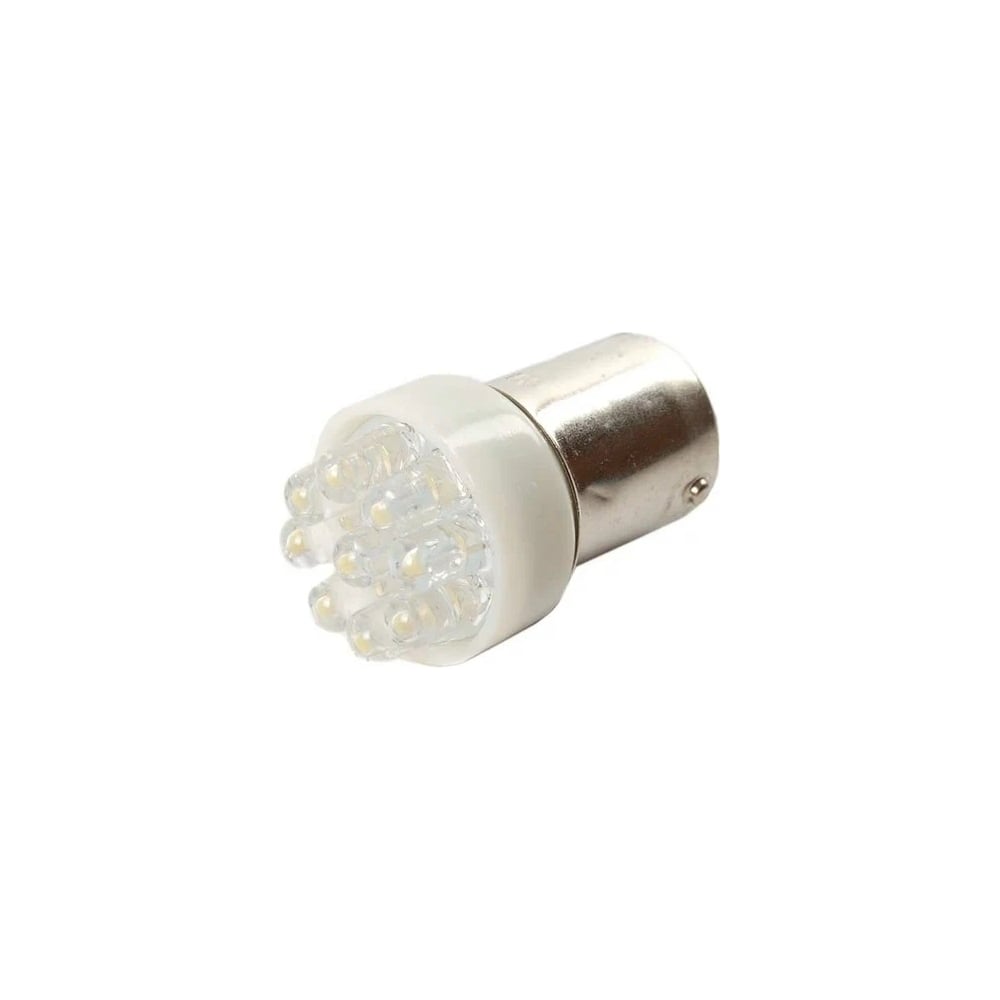 Изображение товара Автомобильная светодиодная лампочка МАЯК 12V BA15s 9LED для стоп и габаритов белая
