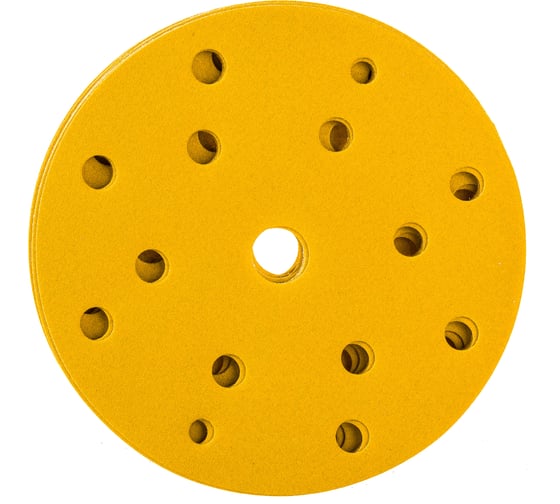 Изображение товара Абразив на бумажной основе в кругах 15 отв D 150 Р240 набор 10 шт Schtaer 255Abrasive paper 255Sc240