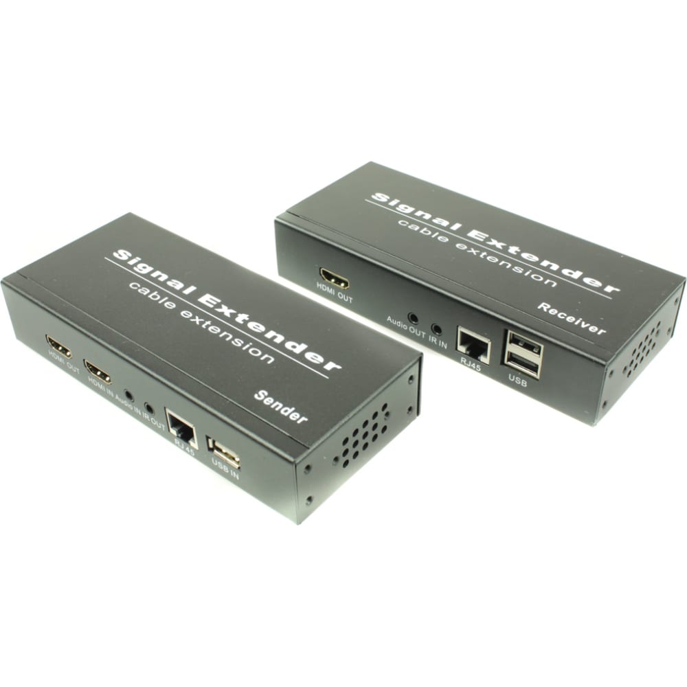 Комплект для передачи HDMI, 2хUSB и ИК управления по сети Ethernet OSNOVO кабели витая пара qed qe3420 reference ethernet 2 0m