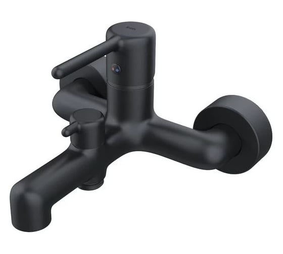 Изображение товара Смеситель для ванны IDDIS aiger черный матовый AIGBL00i02WA