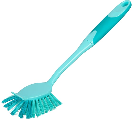 Изображение товара Квадратная щетка для посуды Elfe 68х37х275 мм, двухкомпонентная рукоятка 93308