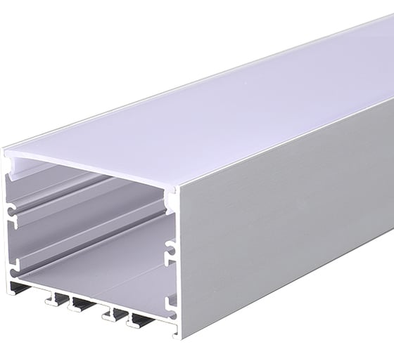 Изображение товара Комплект врезного алюминиевого профиля с рассеивателем REXANT 62x32мм, 1м, 146-404-1