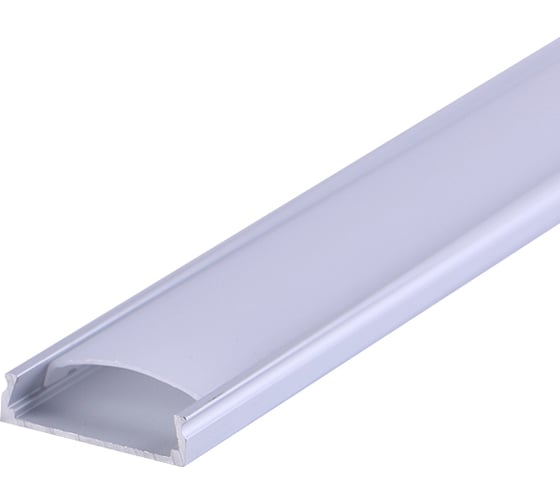 Изображение товара Комплект накладной алюминиевого профиля с рассеивателем REXANT 24x6мм, 1м 146-403-1