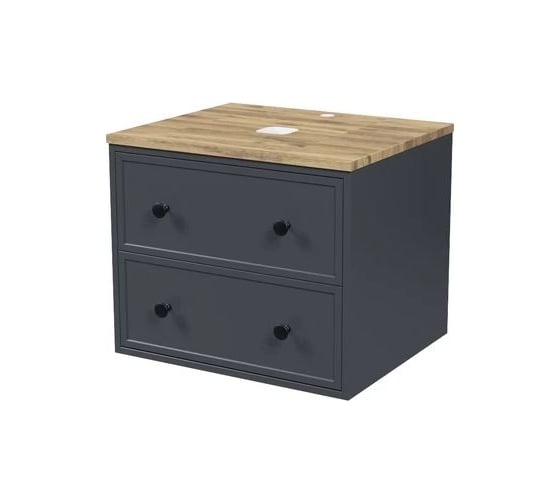 Изображение товара Подвесная тумба со столешницей IDDIS torr 60 см, темно-серый TOR60DBi95K