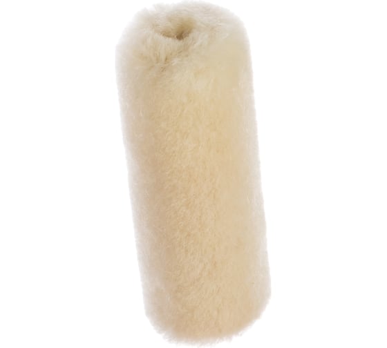 Изображение товара Мини-валик Зубр "ЭКСПЕРТ" "ВЕЛЮР", 100% шерсть, ворс 4мм, ручка 6мм, d=15/70мм 03536-07