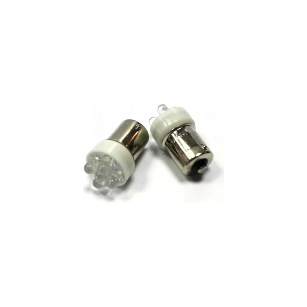 Изображение товара Автомобильная лампочка светодиод МАЯК 4660007272921 WHITE 24V, T15, 5LED, BA15s, стоп, габариты 24T15-W\5LED
