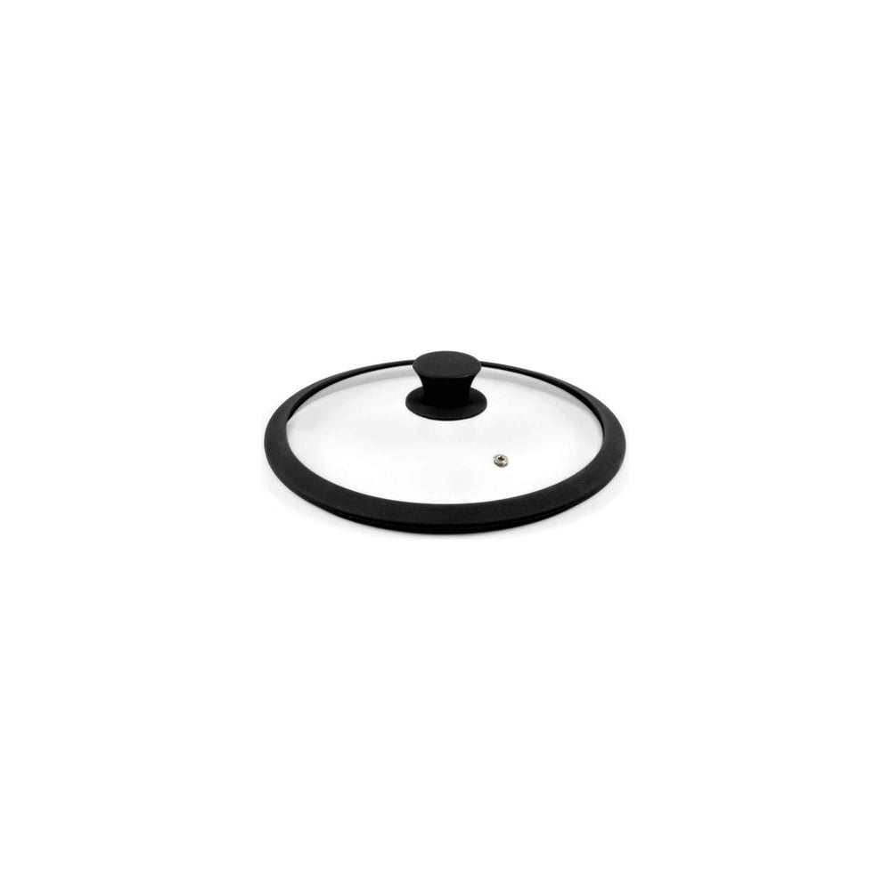 Изображение товара Стеклянная крышка Appetite 28 см с силиконовым ободом и пароотводом