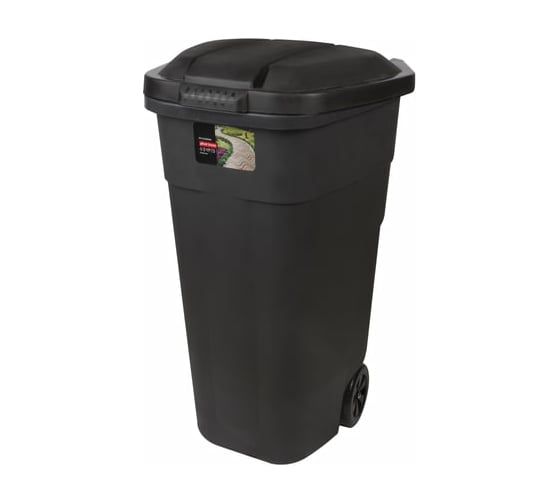 Изображение товара Контейнер для мусора с крышкой на колесах PLAST TEAM 110 литров, 84х54х58 см, пластик РТ9957 600678
