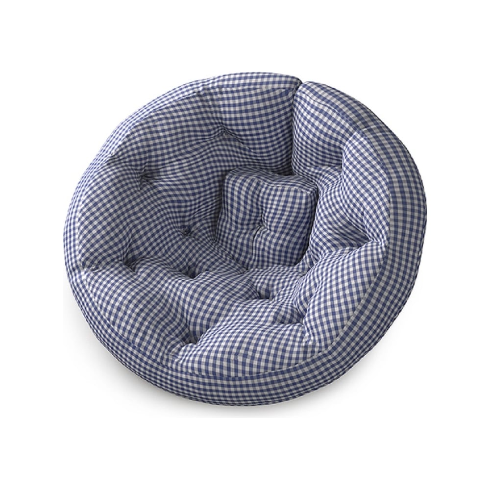 Изображение товара Футон Мебелик Genso из ткани голубой с пенополиуретаном, размеры 1000х2100х150 мм