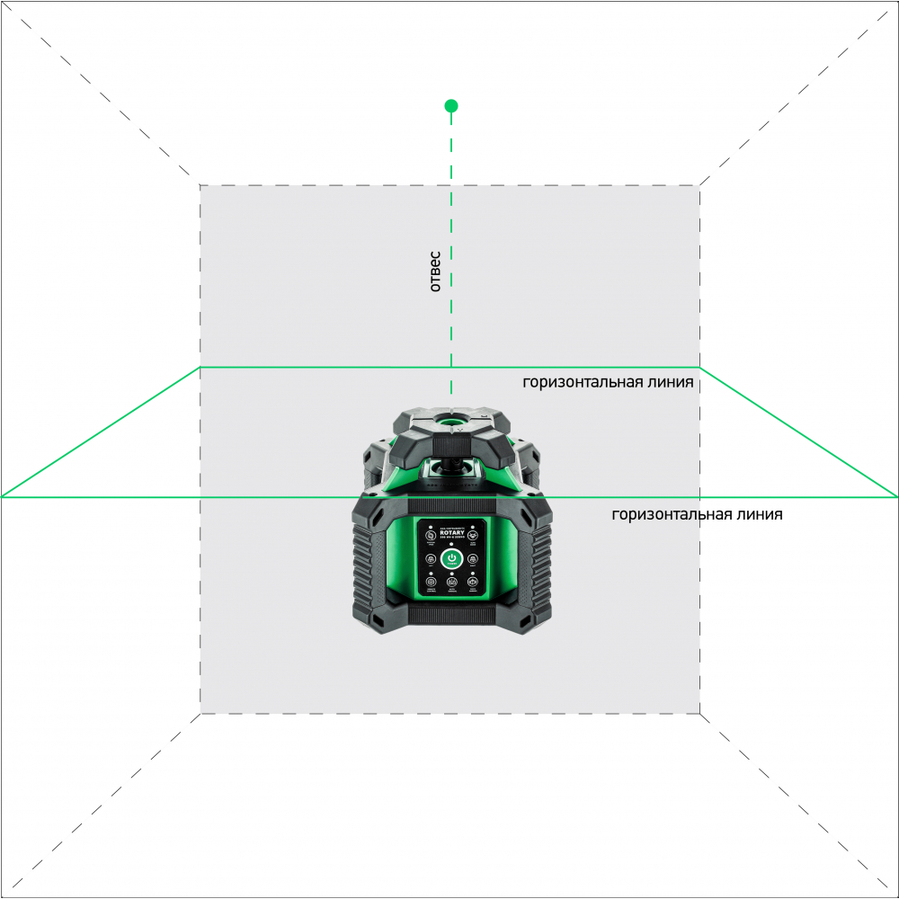 фото Лазерный нивелир ada rotary 500 hv-g servo а00579
