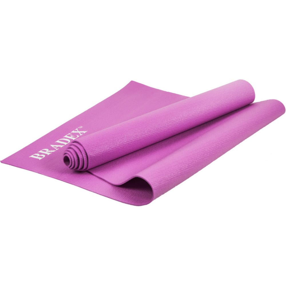Коврик для йоги для йоги BRADEX коврик для йоги и фитнеса atemi aym0256 eva 173х61х06 см розовый