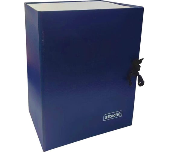 Изображение товара Архивный короб Attache складной, А4, 200 мм, синий 1902893