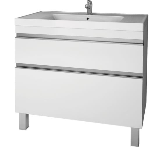Изображение товара Тумба Dreja eco Grace Pus 90, белый лак, 2 ящика 99.0906