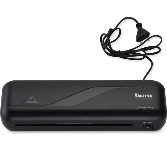 Изображение товара Ламинатор BURO BU-L286 черный, A4, 70-125 мкм, 28 см/мин, 2 вала, ламинирование фото 1473810