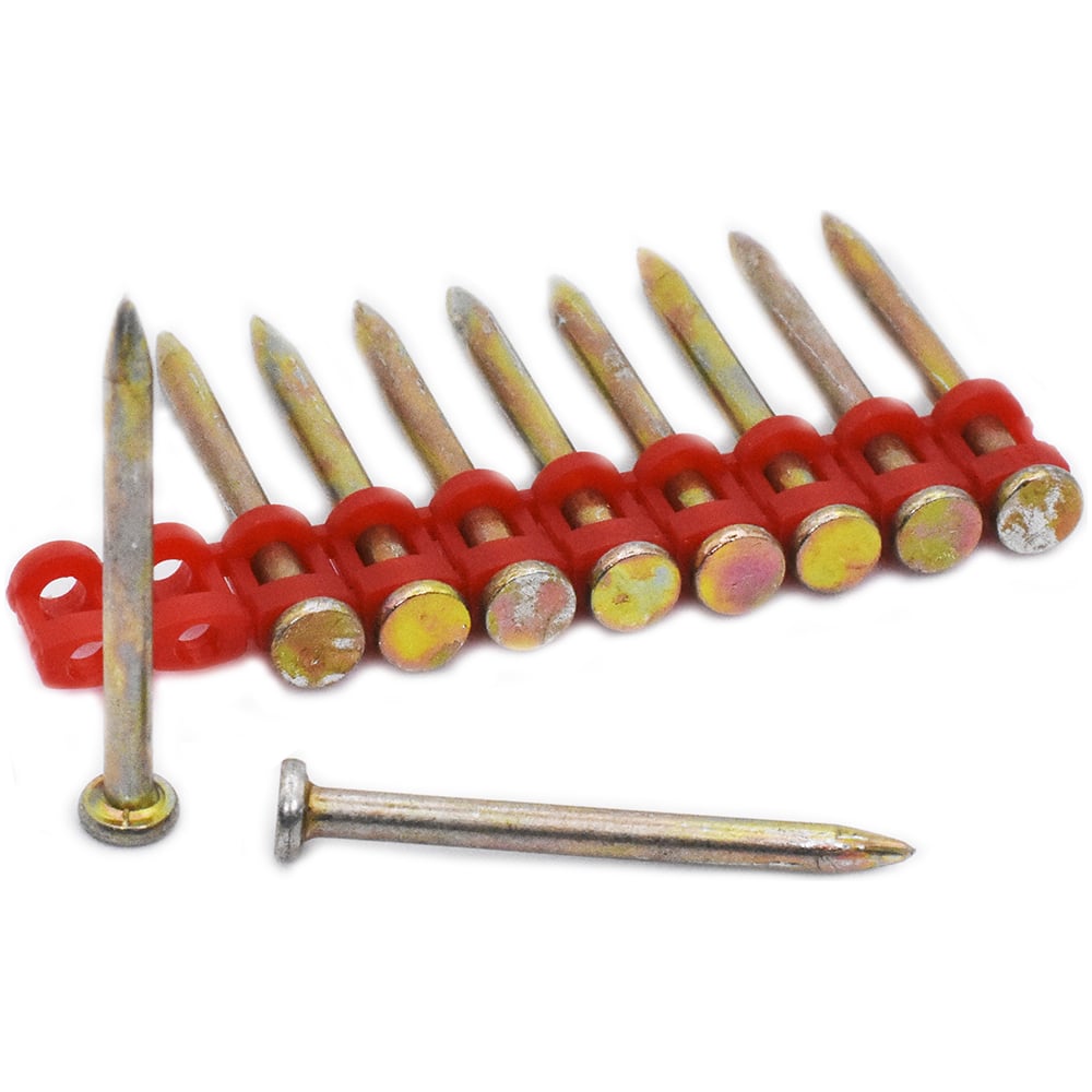 Изображение товара Усиленные гвозди КрепПак 3х38 мм, 1000 шт., гальваника, для бетона и кирпича